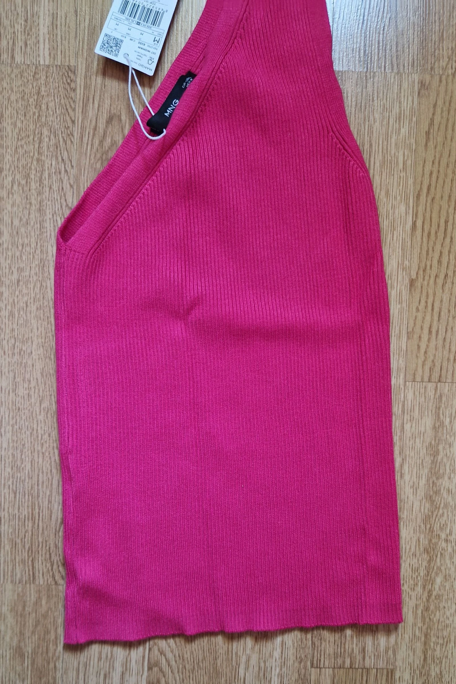 Fuchsia roze asymmetrische top Mango NIEUW – photo 7